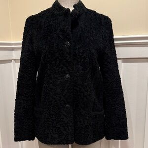 Vintage Item House Faux Persian lamb coat